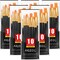 Acrylic Paint Brushes, 6 Packs / 60 pcs Nylon Hair Paint Brush Set for All Purpose Oil Watercolor Painting Artist Professional Kits